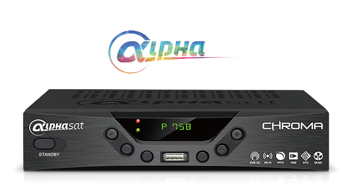 atualização Alphasat Chroma HD