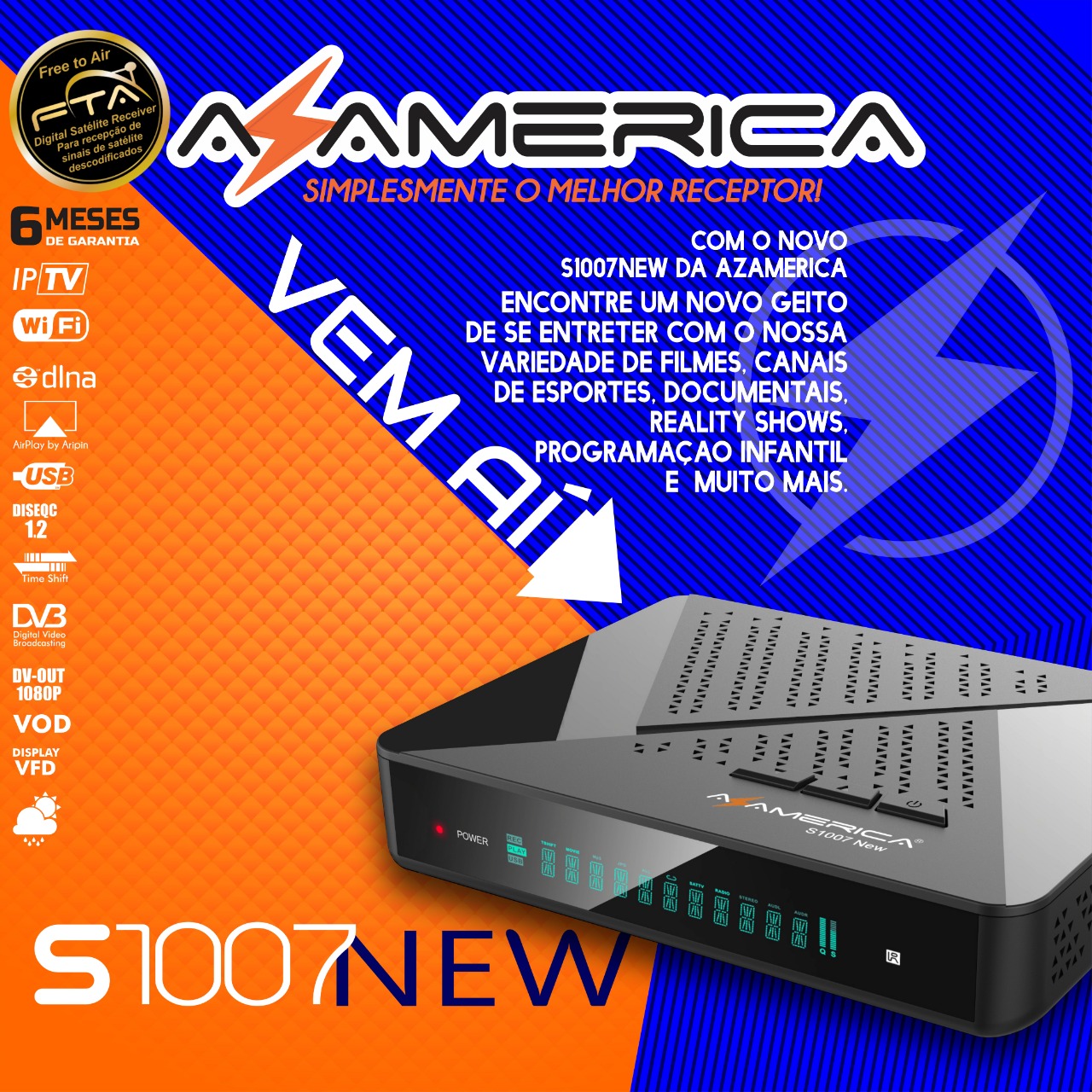 azamerica s1007 new