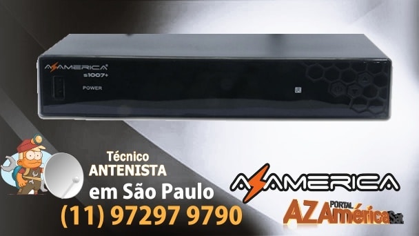 AZAMERICA-S1007-PLUS-HD-ATUALIZAÇÃO