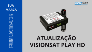 ATUALIZAÇÃO VISIONSAT PLAY HD - AZAMERICA SAT E PORTAL DO AZ