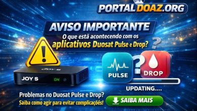Duosat Drop, Aplicativos Duosat, Aviso Duosat, Duosat Atualização,