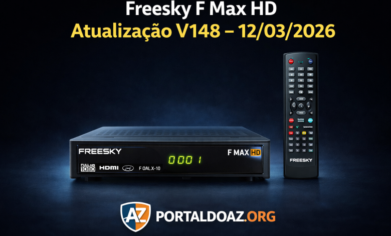 Freesky F Max HD Atualização V148 – 12/03/2026